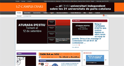 Desktop Screenshot of locampusdiari.com